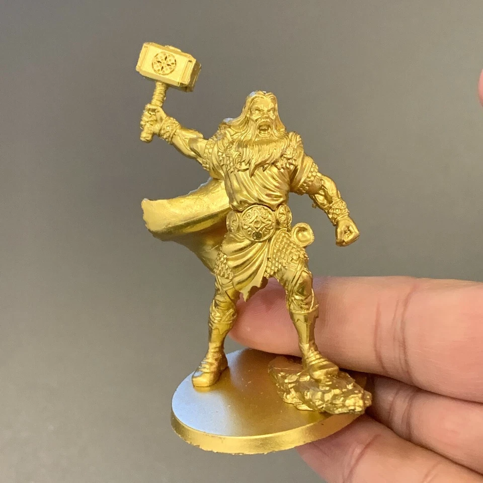 2pcs Thor & Loki Miniatures Blood Rage Golden Gods of Asgard Board Game DND Toy - Image 3 of 4