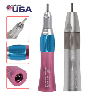 Pink Dental Low Speed Handpiece Nosecone Straight Inner/External Water Spray