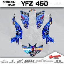 Graphics Kit 4 YAMAHA YFZ 450 YFZ450 2003-2008 04 05 06 07 Decals Stickers ATV