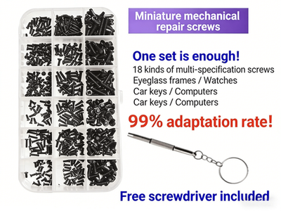 #ad Screw kit for repairs tiny screws for glasses watches laptops and stuff. $8.88