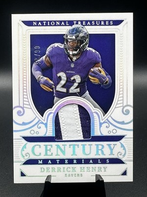 2025 Panini National Treasures Century Materials Derrick Henry /25