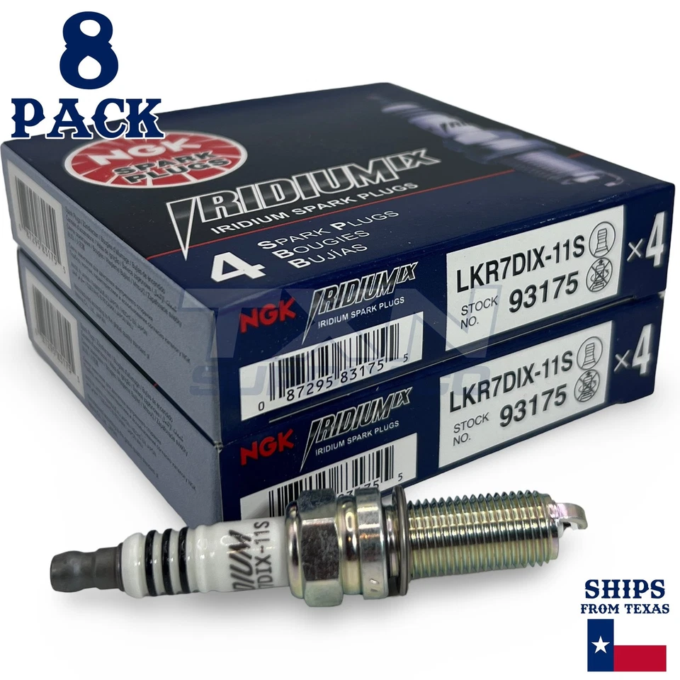 Paquete de 8 bujías NGK Iridium IX 2012-2014 para Hyundai Equus V8-5,0 L Foto 2 de 3