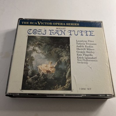 Mozart: Cosi fan tutte 3-Disc CD Set 1968 BMG RCA Victor Opera  No Libretto