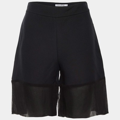 Dior Black Wool Silk Shorts M | eBay