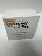 Department 56 Dickens Heritage Village Town Crier & Chimney Sweep  #5569-7