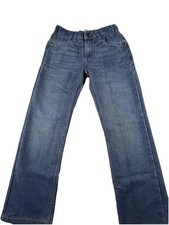 Levi's 514 Jeans Boys 16 Reg Blue Denim W28 L30 Adjustable Waist Straight Leg