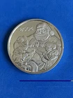 2004 Christmas Santa Claus w/ Children Holiday Season 1oz 999 Fine Silver Round