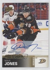 2019-20 Upper Deck Overtime Rookies Gold Foil Auto Max Jones #51 Auto av1