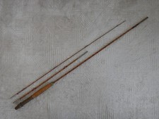 Antique Unmarked 7 1/2 Ft  3 Pc NON- Bamboo Fly Rod--- Needs Restoration