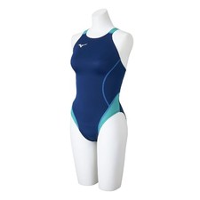 Mizuno Women s Competitive Racing Swimsuit Medium Leg Cut One-Piece N2MAC72482