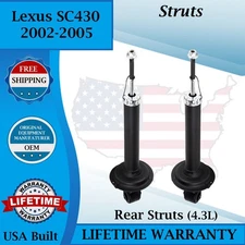 Gabriel Genuine OEM Rear Struts For 2002-2005 Lexus SC430 4.3L Lifetime Warranty