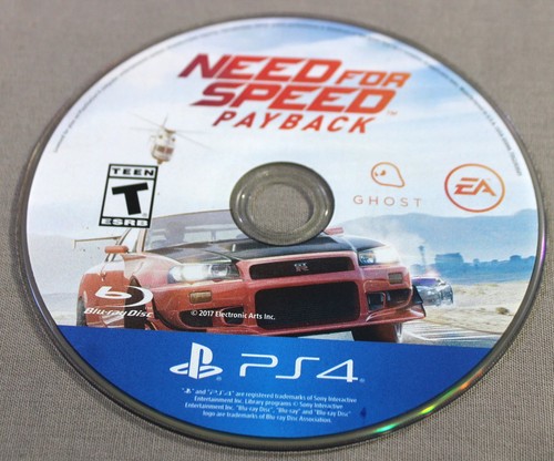 Need For Speed: Payback ~ Juego Sony PlayStation 4 (PS4) ~ Solo disco ~ Clasificado T