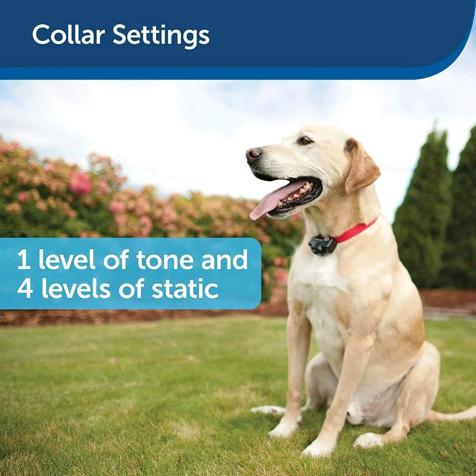 NEW PetSafe PIF-300 INSTANT WIRELESS DOG FENCE PIF300 WITH WATERPROOF COLLAR