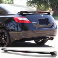 2006-08 2009 2010 2011 Honda Civic Si Coupe 2 leg Style Spoiler W/L GLOSS BLACK