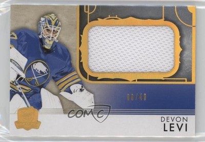 2023-24 Upper Deck The Cup Rookie Rink Gallery Jersey /49 Devon Levi RC 0q3