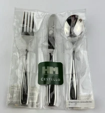 Stainless Flatware Cestello Child’s Set 3 pc Heritage Mint NEW
