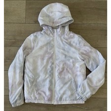 Abercrombie & Fitch Kids Girls Sherpa Lined Tie Dye Hoodie Jacket Size 11/12 L