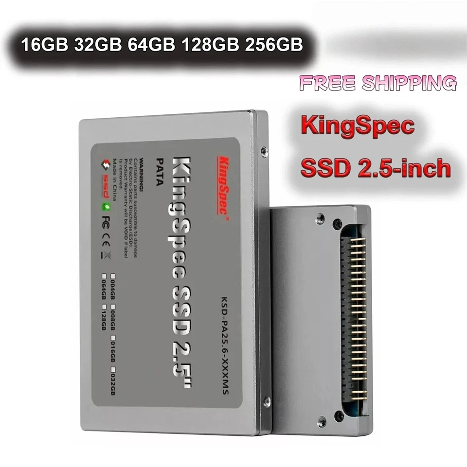 🚀 KingSpec 2.5" IDE/PATA SSD - 64GB/128GB MLC Flash (SM2236) | ¡Más rápido que HDD! Foto 4 de 4