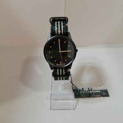 Hyper Grand Black All-Over Pattern,  Tagged Ng-Nw01Sprt Quartz Watch