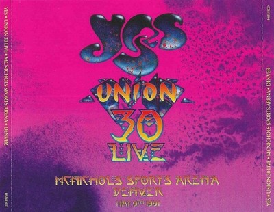 Yes - Union 30 Live: McNichols Sports Arena, Denver 1991 (2023)  2CD+DVD  NEW