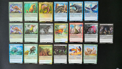 Magic: The Gathering - 19 Karten mit Mutation - verschiedene Editionen