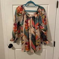 OTT (over The Top) Boutique Brand Blouse - Large