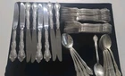 Rose Tiara By Gorham Sterling Silver Serves 8 - 36 Pieces