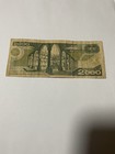 Vintage 1987 Mexico 2000 Pesos Banknote Uncirculated — photo 4