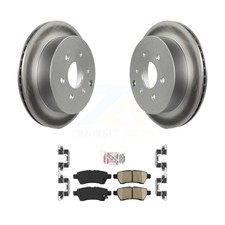 Transit Auto KGA-105354 Brake Disc and Pad Kit Rear for Nissan Xterra 2006-2007