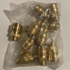 Compressed air coupling NW 7.2 external thread 1/2 inch X10 Bundle Brand New
