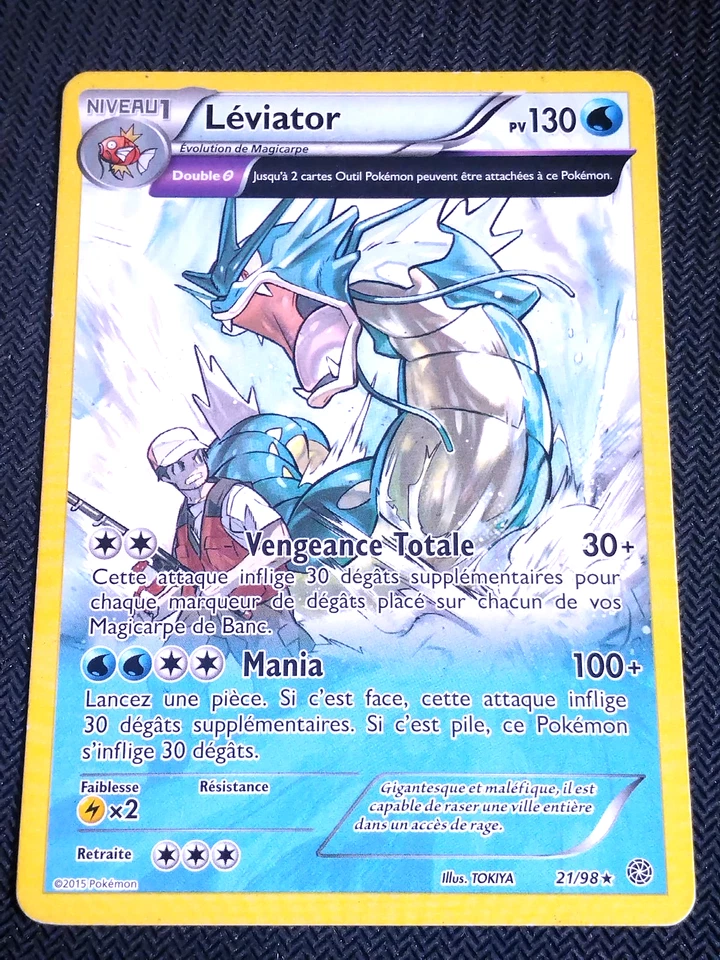 POKEMON - Léviator 21/98 - XY Origines Antiques - Rare (Non Holo) - Photo 1/1