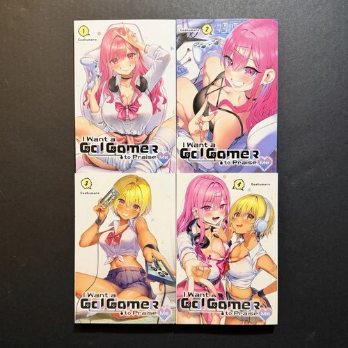 I Want A Gal Gamer To Praise Me Manga Volumes 1-4 English New Mature