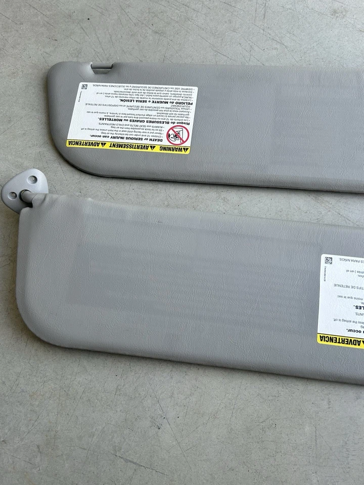 Пара виниловых серых серых солнцезащитных козырьков 1997-2019 Ford E-Series Econoline E250 E350 A - Изображение 2 из 4