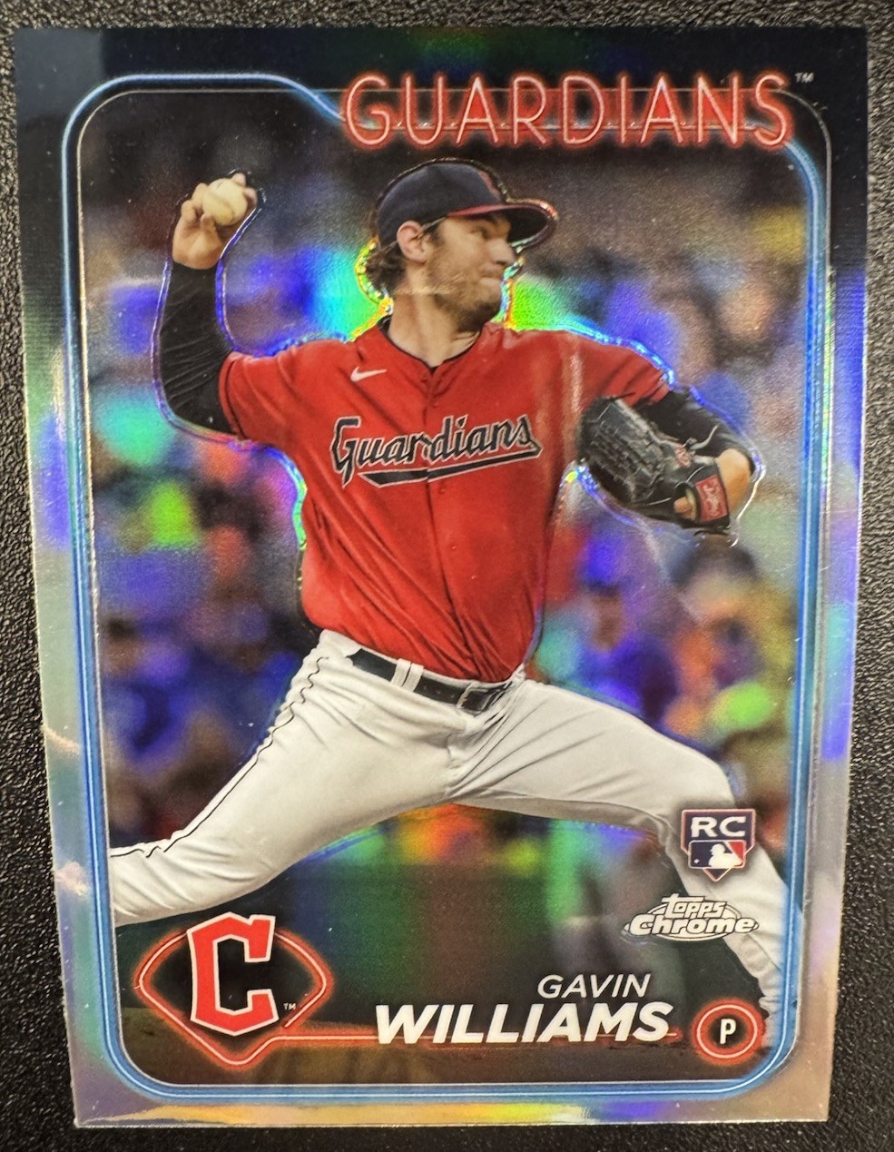 2024 Topps Chrome - Gavin Williams #15 Refractor (RC)