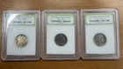 LOT of FOUR - International Numismatic Bureau Slabs - Buffalo Nickels & Lincoln