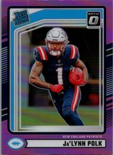 2024 Panini Donruss - Rated Rookie JaLynn Polk #373 Optic Preview Pink Prizm RC