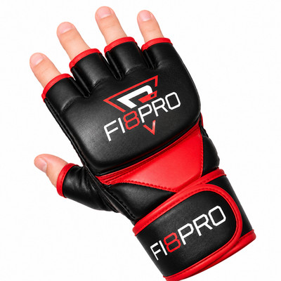 MMA Gloves Muay Thai Grappling Boxing Training D-Cut Open Palm Martial arts