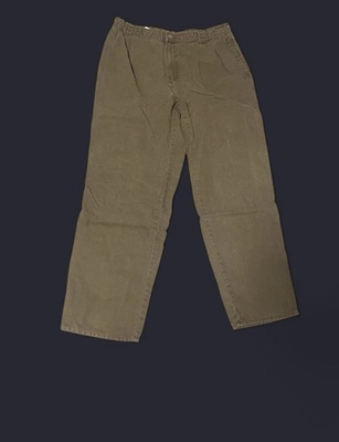 #ad Khaki straight leg Pants in good condition besides some scratches Measurements‼️ $12.00