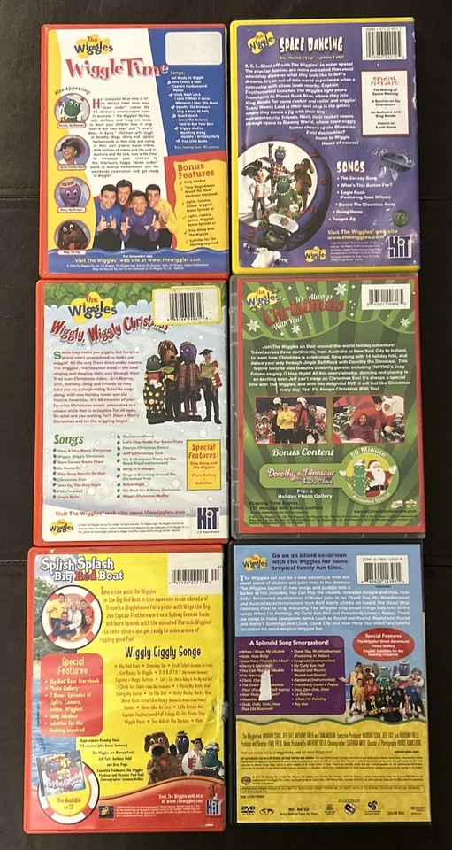 The Wiggles DVD Lot 6 -Christmas, Space Dancing, Wiggle Time, Splish Splash, Etc - Image 2 of 4