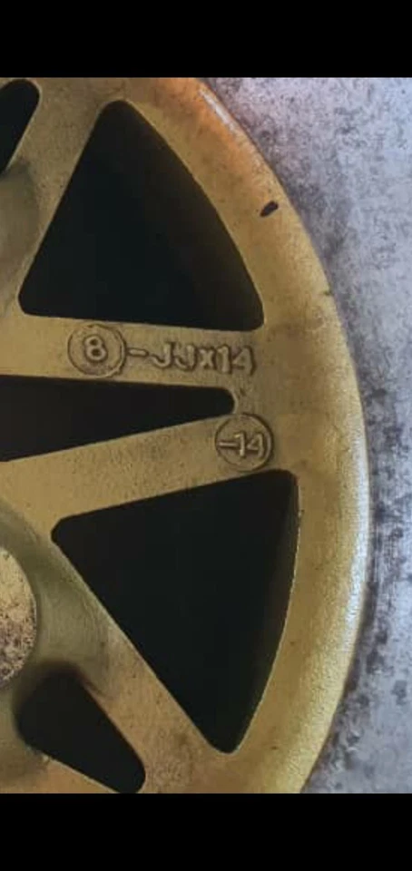 Work Equip 03 Excel Monoblok 14"x8/8.5j Et -14/-20 Pcd 114.3 AE86,4age Hakosuka - Image 4 of 4