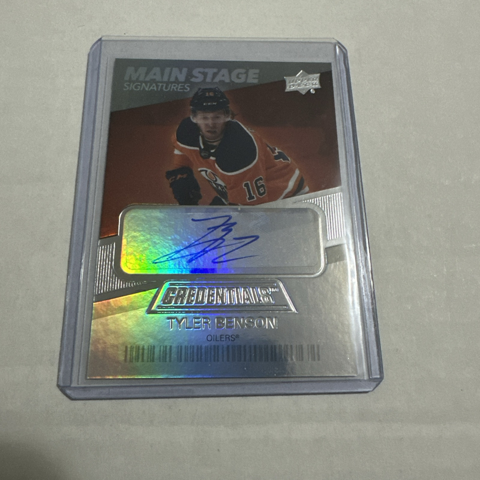 2021-22 Upper Deck Credentials Main Stage Signatures #BTS-TB Tyler