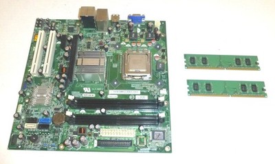 Dell CN-0RY007 G33M02 Motherboard, Intel Pentium Dual-Core 2.0GHZ, 1GB Memory