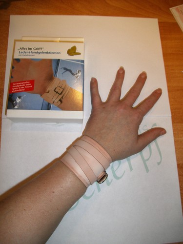 Leder Handgelenksbandage ohne Daumenschlaufe - Bandage
