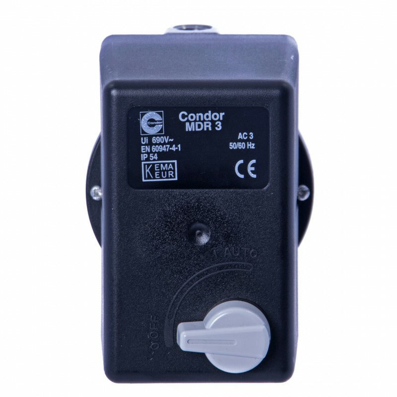 Presostato Condor MDR 3 para compresor MDR-3/11 400V 10A 8-10bar 3x1/4 1x3/8