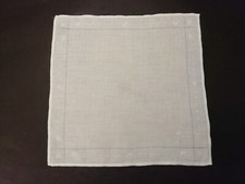 Altes wei&szlig;es Taschentuch Batist Handarbeit mit Monogramm "AH" Hochzeit Kommunion