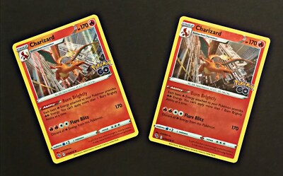 Pokemon GO - Charizard - Holo & Reverse - NM - EN - 010/078 -KEIN Base Set - Lot