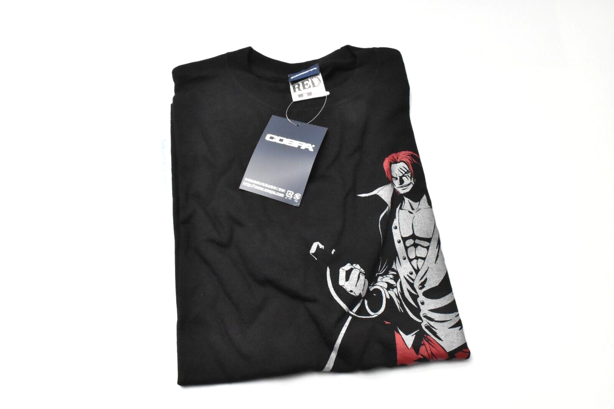 ONE PIECE FILM RED Shanks T-shirt S Size Red Hair Pirates | eBay