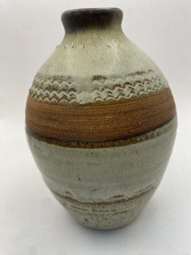Tom & Elizabeth Westman Isle Of Skye Pottery - Stoneware Vase - Vintage - Picture 9 of 13