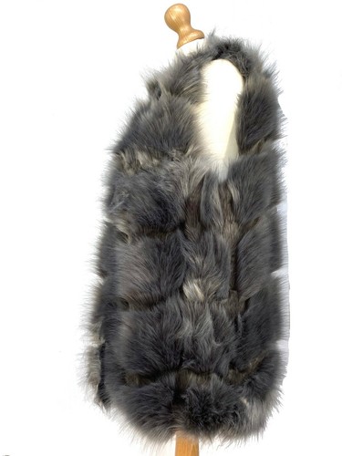 New Women Winter Faux Fur Gilets Vest Waistcoat Warm Soft Sleeveless Outwear - Picture 3 of 7