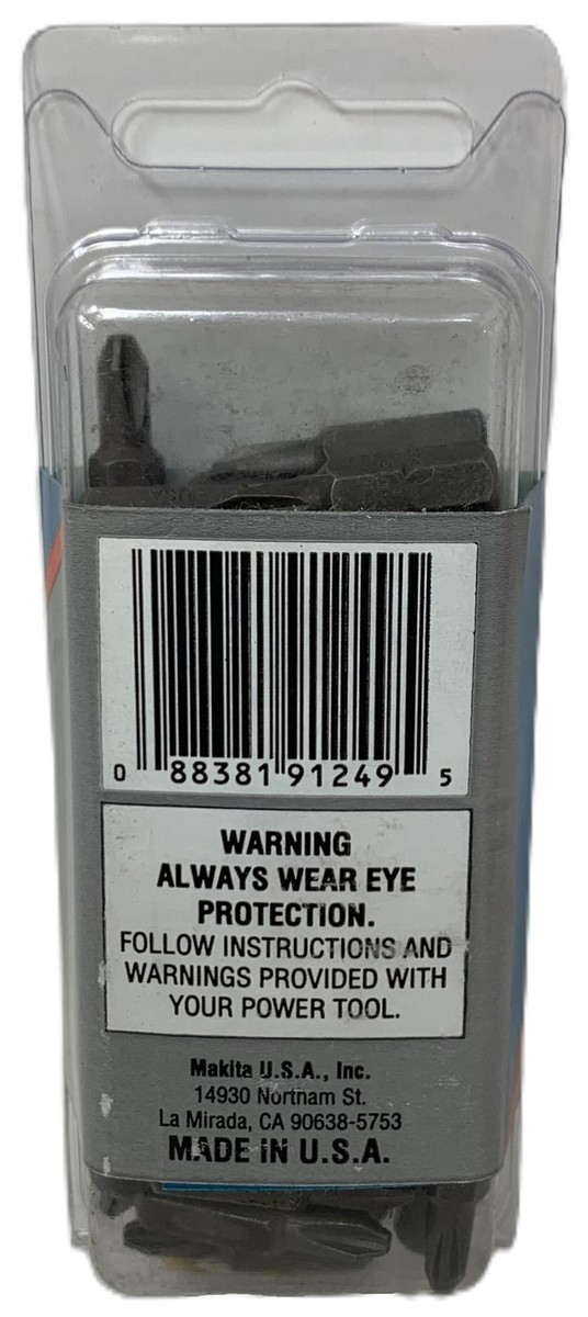 Makita No.2 Phillips Insert Bit (784211-B) - Reduced Nose Diameter
